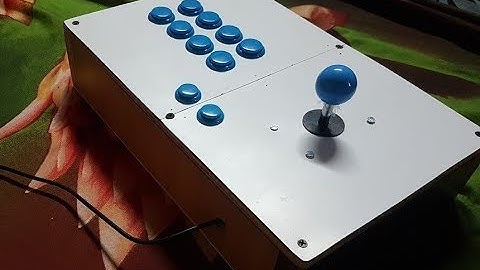 How to make Custom Arcade stick at home under 20$ with wooden enclosure for PS3 and PC