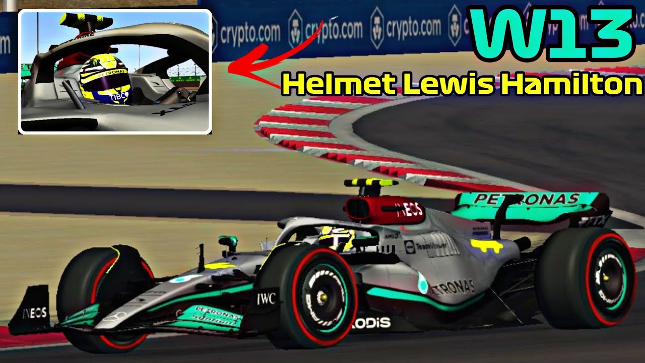 Mercedes AMG W13 - Helmet Lewis Hamilton 2022 | Download Assetto Corsa ...