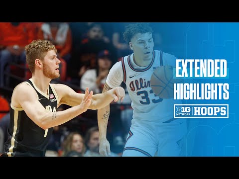 Purdue At Illinois | Extended Highlights | Big Ten Men's Basketball | March 5, 2024