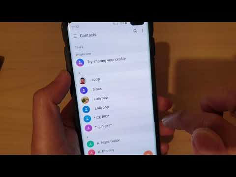 Galaxy S10 / S10+: How to Create / Remove a Contact Group