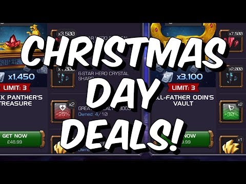 Christmas 2022 Mcoc Christmas Day Deals! - 5 & 6 Star Shards On All Units!!! - Marvel Contest  Of Champions - Youtube