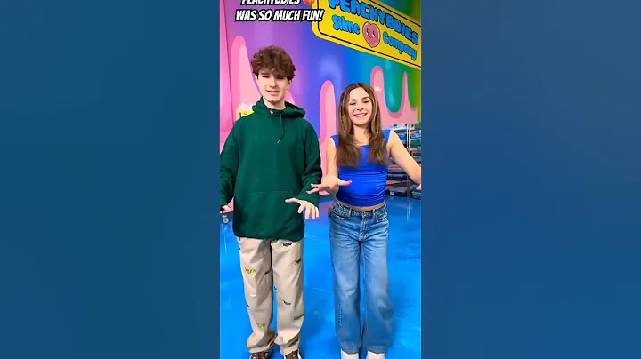 TILTED TOWER DANCE!🍑#shorts #shortsfeed #tiktok #outfit #fashion #twins #sister #preppy