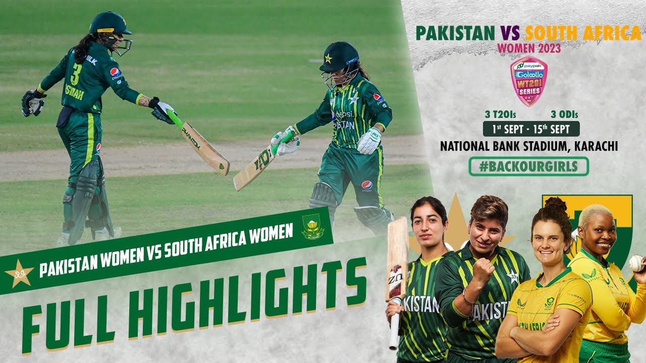 Full Highlights Pakistan Women vs South Africa Women 2nd T20I 2023 PCB M3D1L