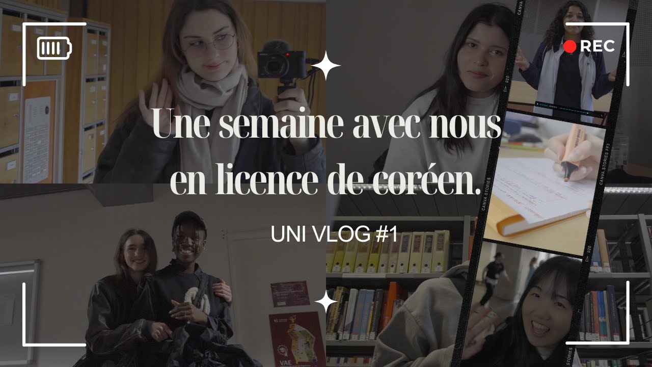 𝙐𝙉𝙄 𝙑𝙇𝙊𝙂 #1 : 𝙐𝙣𝙚 𝙨𝙚𝙢𝙖𝙞𝙣𝙚 𝙖𝙫𝙚𝙘 𝙣𝙤𝙪𝙨 𝙚𝙣 𝙇𝙇𝘾𝙀𝙍 𝙘𝙤𝙧𝙚𝙚𝙣 (𝚄𝚗𝚒𝚟𝚎𝚛𝚜𝚒𝚝𝚎 𝙿𝚊𝚛𝚒𝚜 𝙲𝚒𝚝𝚎) ࿐