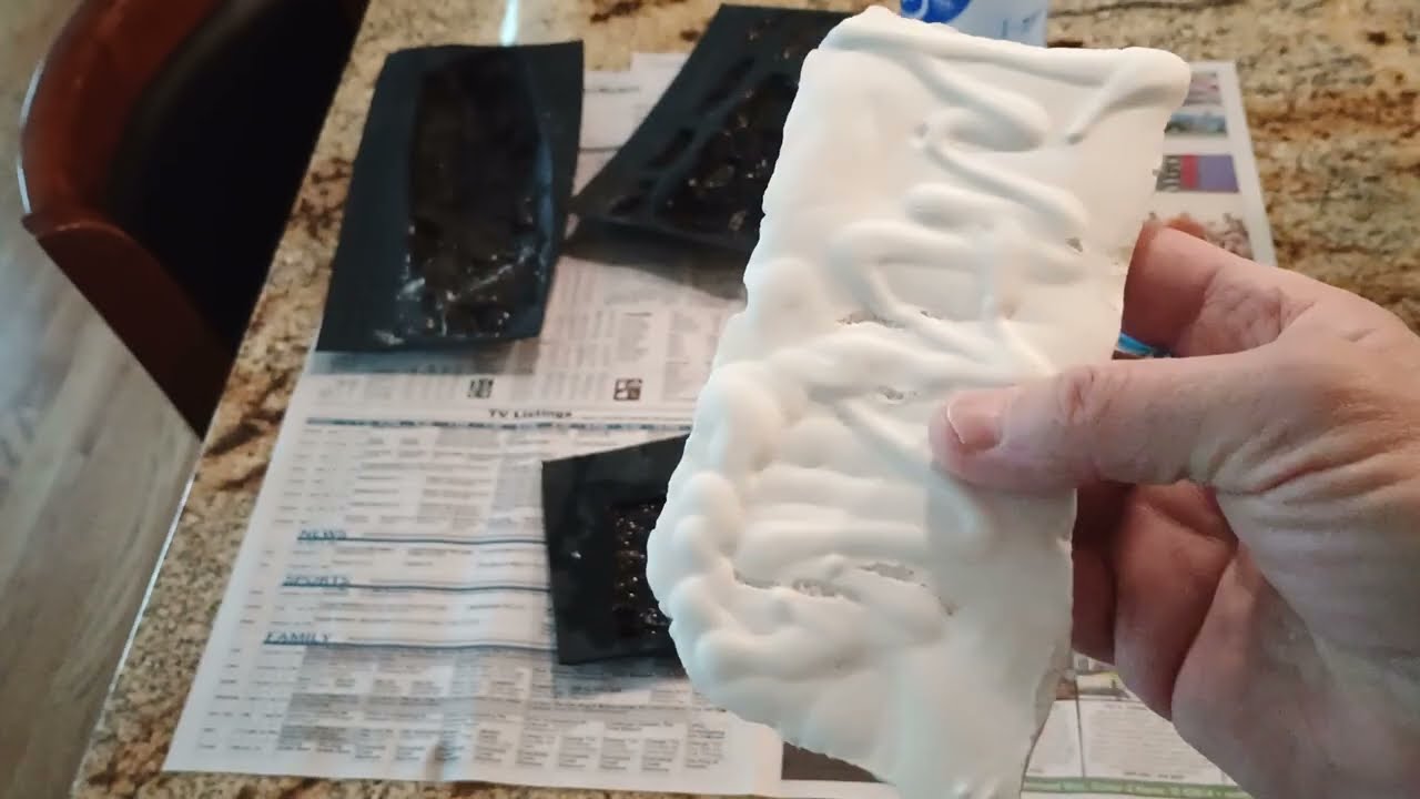 Terraforming with hydrocal plaster and molds part 1