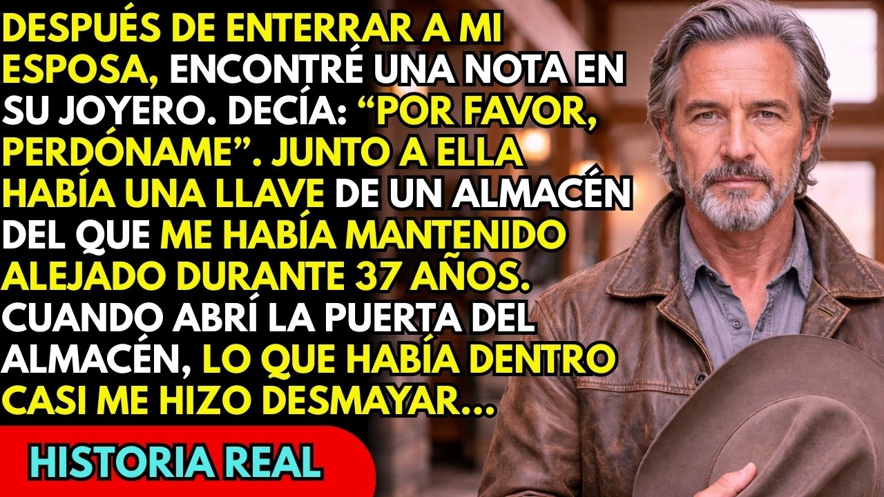 Después de enterrar a mi esposa, abrí la puerta que me ocultó 37 años… Entonces mi hijo