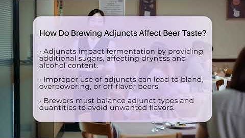 How Do Brewing Adjuncts Affect Beer Taste? - The Pint Guy