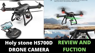 Holy Stone HS700D Drone Camera review and fuctions .