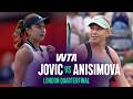 Iva Jovic vs. Amanda Anisimova | 2026 London Quarterfinal | WTA Match Highlights