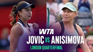 Iva Jovic vs. Amanda Anisimova | 2026 London Quarterfinal | WTA Match Highlights