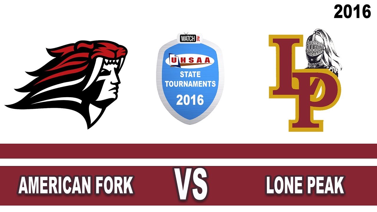 5A Football American Fork vs Lone Peak High School UHSAA 2016 State