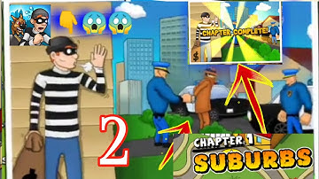 Robbery Bob - GameplayWalkthrough Part 2 - Chapter 1:Suburbs (ios, Android)