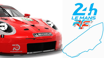 Porsche 911 RSR GTE - New! Le Mans 24h DLC - rFactor 2