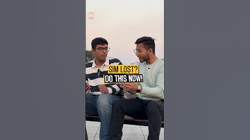 How to Block Lost SIM? #gadgets360 #simcard #jio #jio5g #myjio #howto #tipsandtricks #lostphone