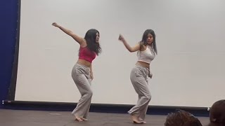 fresher's duet dance performance in college.        #MBA#duet#dance#trending#viral#steps #college