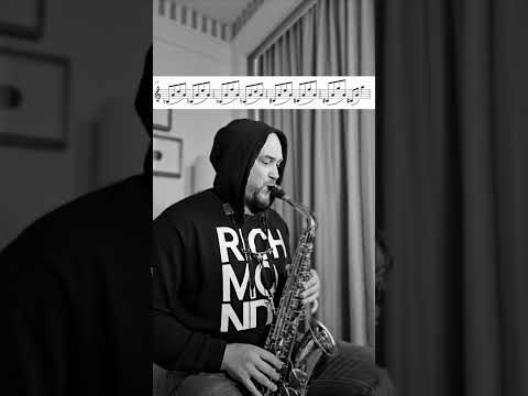 Very popular song by @caleb.arredondo with sheet music #reverb #echosax #calebarredondo