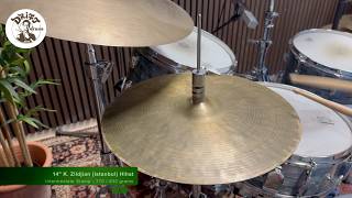 DRIFT DRUMS - 14" K. Zildjian (Istanbul) Intermediate Stamp Hihat 770/830gr