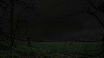 Black Sky Thunderstorm | Heavy Wind & No Rain | Calm Before the Storm | 3 HOURS