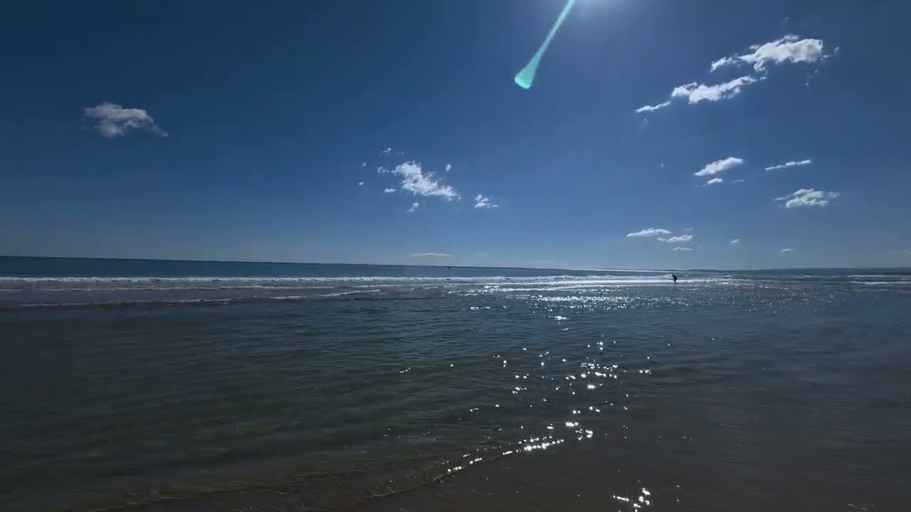 A sunny beach walk #sun #sea #walking #catania #italy #asmr