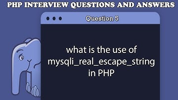 what is the use of mysqli_real_escape_string in PHP