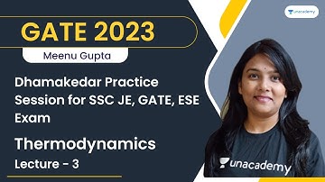 Dhamakedar Practice Session for SSC-JE, GATE | Thermodynamics 3 | Brahmastra Batch | Meenu Gupta