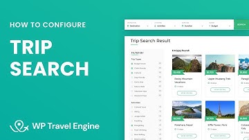 Advanced Trip Search Feature | WP Travel Engine Tutorial