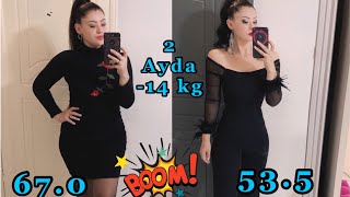 NASIL ZAYIFLADIM ? -14 kg verdim ! Sporsuz Diyetsiz Aç kalmadan kalıcı kilo verme yöntemi❗️