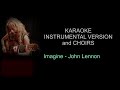 John Lennon - Imagine (Original instrumental Karaoke with choirs-female version)