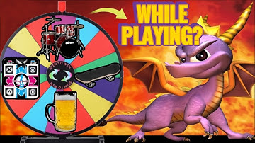 Spyro 2 100% but every 10 subs, I spin the wheel