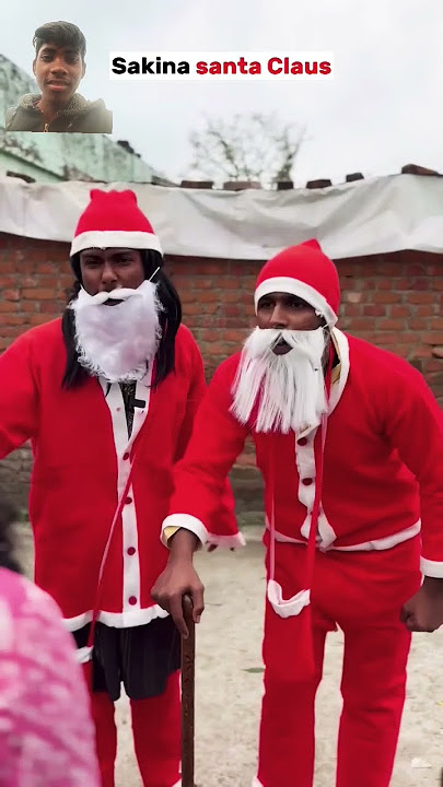 Shakeela Santa Claus funny comedy video trending viral short video Ejaz hector