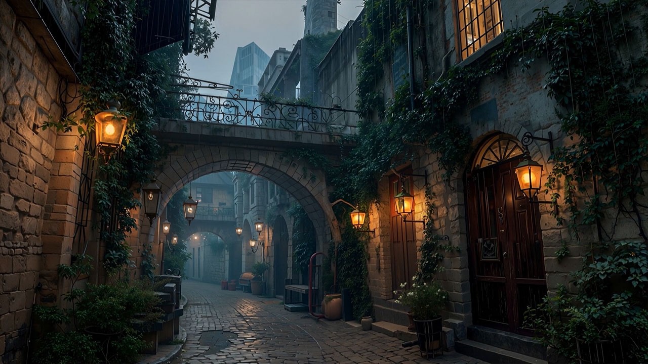 𝐘𝐨𝐮’𝐫𝐞 𝐖𝐚𝐥𝐤𝐢𝐧𝐠 𝐓𝐡𝐫𝐨𝐮𝐠𝐡 𝐀 𝐌𝐢𝐬𝐭𝐲 𝐆𝐨𝐭𝐡𝐢𝐜 𝐀𝐥𝐥𝐞𝐲 𝐀𝐭 𝐃𝐮𝐬𝐤 | 𝐒𝐨𝐟𝐭 𝐏𝐢𝐚𝐧𝐨 𝐅𝐨𝐫 𝐑𝐞𝐚𝐝𝐢𝐧𝐠 | 𝐃𝐚𝐫𝐤 𝐀𝐜𝐚𝐝𝐞𝐦𝐢𝐚