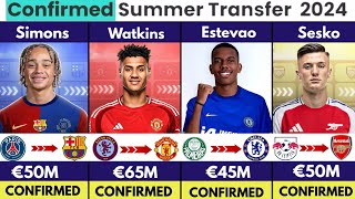 🚨 CONFIRMED TRANSFER SUMMER 2024, ⏳️ Watkins to United ✅️, Mbappe to Madrid 🔥, Zidane to United