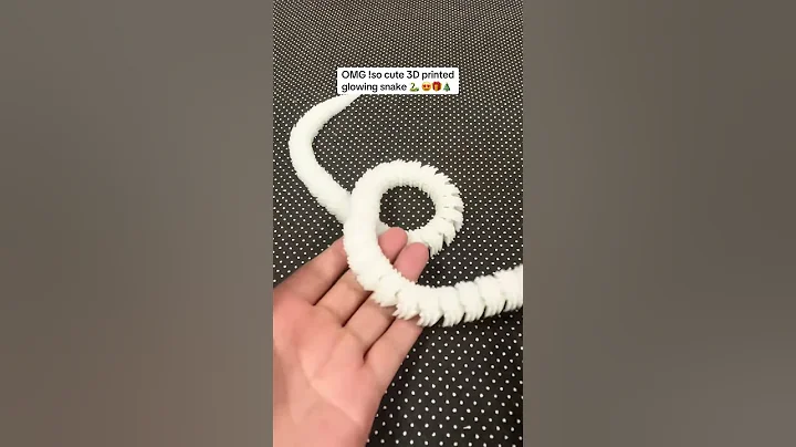 Adorable 3D Printed Snake Toy - Perfect Gift for Kids #fok #toys #snake