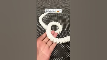 Adorable 3D Printed Snake Toy - Perfect Gift for Kids #fok #toys #snake