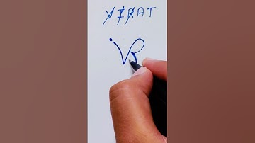 virat name logo #shorts #brand #logo #signature #viratkohli