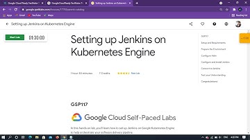 Qwiklab: Setting up Jenkins on Kubernetes Engine[GSP117]