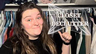 HUGE CLOSET DECLUTTER  moving into my first apartment