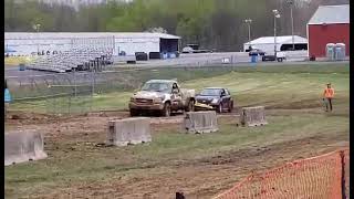 Mud Bog in a Scion xA ft. RCSB GMC.