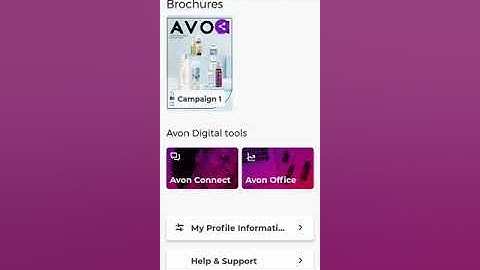 How to share your digital brochure  via Avon on