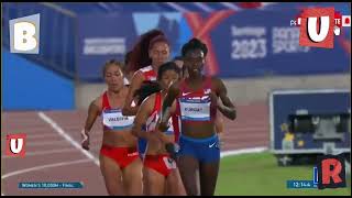 10.000 m Final femenino Juegos Panamericanos Santiago de Chile 🇨🇱 2023 Atletismo #panamericanos