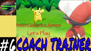 BATTLING A COACH TRAINER | Pokemon Let's Go Pikachu Let's Play Part #6