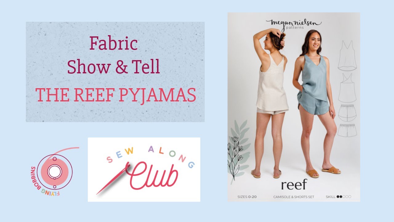 Пошив пижамы "Риф" от Flying Bobbins - демонстрация и обсуждение тканей.