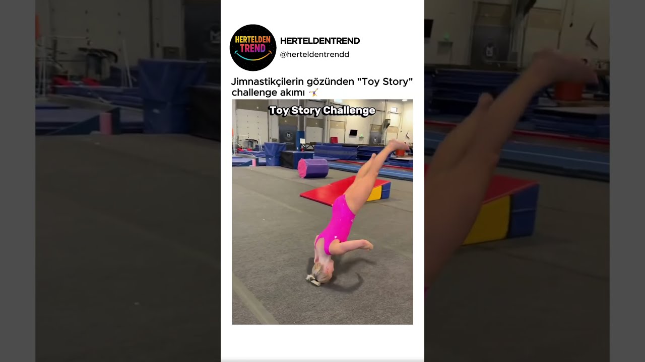 Jimnastikçilerin gözünden "Toy Story" challenge akımı 🤸♀️