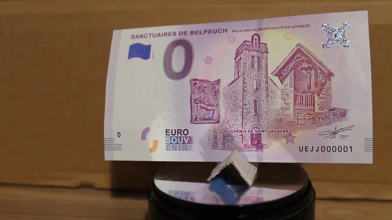 Billet Euro Souvenir UEJJ 2018-4 SANCTUAIRES DE BELPEUCH - Mille ans de spiritualité en Corrèze