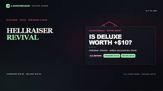 Hellraiser: Revival — Standard vs Deluxe, Prices & Preorder Bonuses