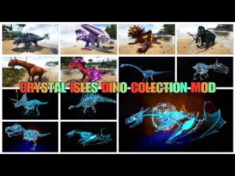 Crystal Isles Dino Colection Mod Youtube Crystal Isles Dino Colection Mod Youtube