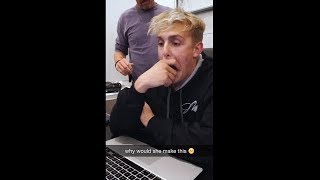 Jake Paul reacts to Ricegum and Alissa diss track