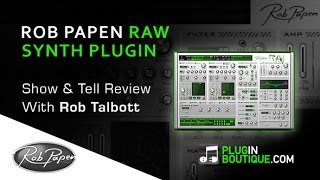 Rob Papen RAW Synth Plugin - Overview