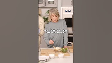 How To Fold A Fitted Sheet With Martha Stewart