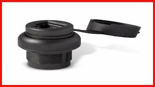 ASI PP2RJ45BL Weatherproof RJ45 to RJ45 Bulkhead Connector, Ethernet, Female to Female Black Bezel